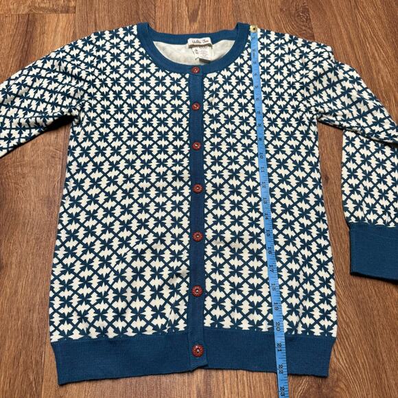 Matilda Jane Girl Windy City Secret Field Button Up Cardigan Size 14 Green Cream - Picture 8 of 8